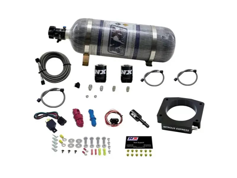 Nitrous Express Nitrous Plate Kit with 12lbs Bottle for Ford Mustang GT350 5.2L 2015-2017