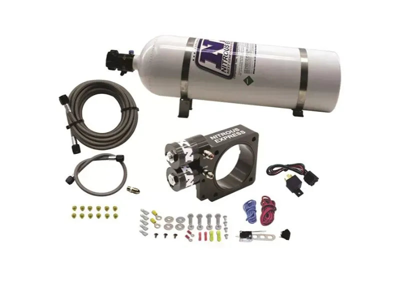 Nitrous Express Nitrous Plate Kit with 5lbs Bottle for Ford Mustang GT 5.0L 1986-1993