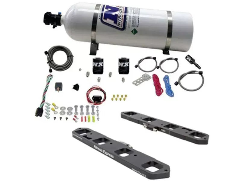 Nitrous Express Direct Port Plate System with 15lb Bottle for Dodge Jeep Hemi 2003-2022