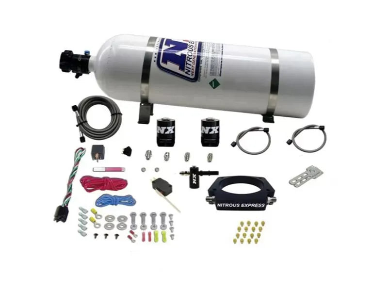 Nitrous Express 50-300HP LT2 C8 Nitrous Plate Kit with 15lb Bottle for 2020-2024 Corvette