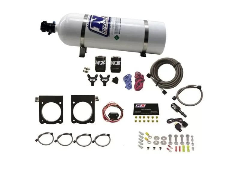 Nitrous Express 50-400HP Nitrous Plate Kit with 15lb Bottle for Dodge Viper Gen-V 2013-2017