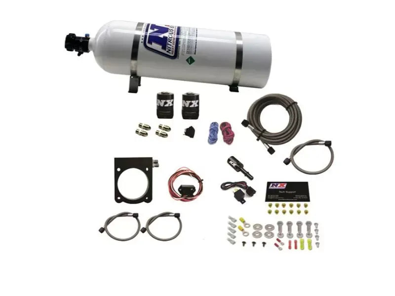 Nitrous Express 50-200HP Nitrous Plate Kit for Dodge 3.6L 2011-2020 with 15lbs Bottle