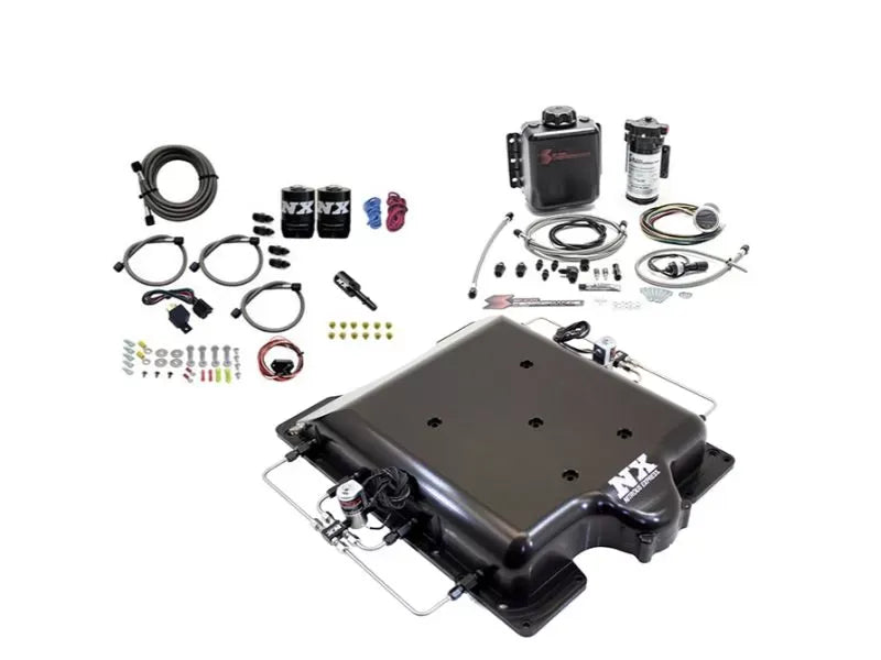 Nitrous Express Supercharger Lid Nitrous & Water Injection Kit for Dodge Hellcat 2015-2020