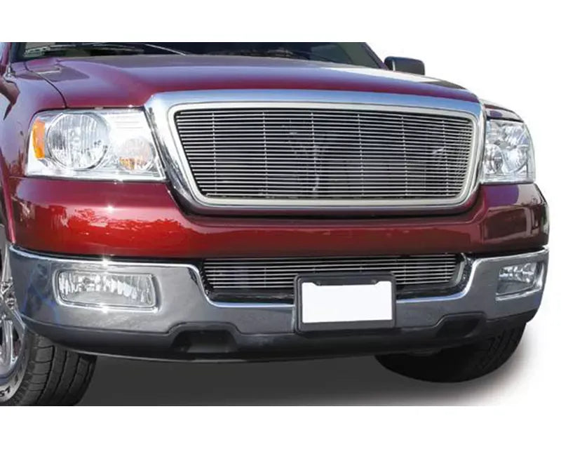 2004-2008 F-150 Billet Grille, Polished, 1 Pc, Overlay - PN #21551