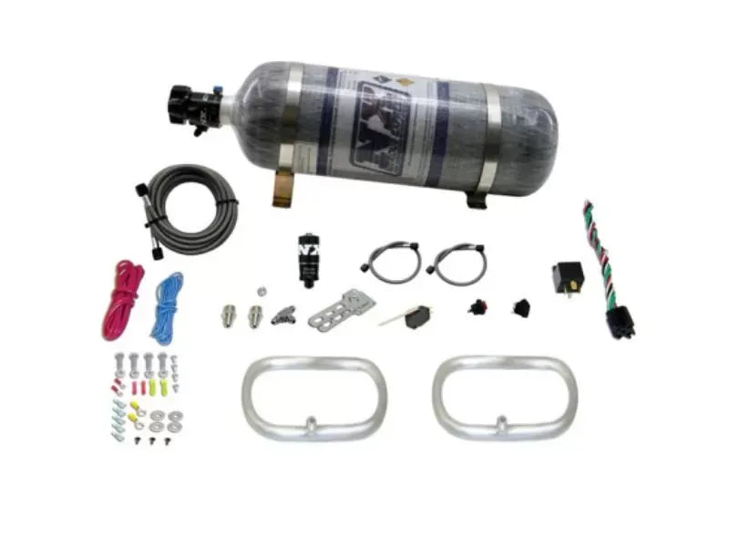 Nitrous Express Nitrous Oxide N-Tercooler Ring System 2-6 x 6 with Composite Bottle