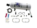 Nitrous Express Nitrous System 2-6 x 6 Rings Dual N-Tercooler with 15 Bottle Valve
