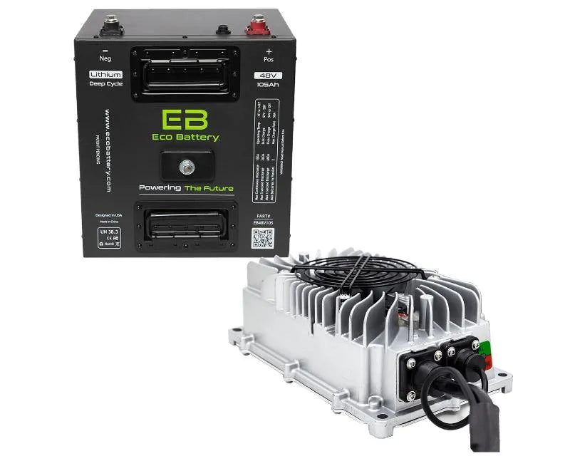 Nivel Kit Battery W/15a Charger Ecobattery 51v 105ah - Thru Hole