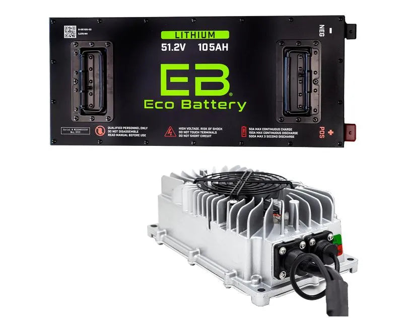 Nivel Kit Battery W/15a Charger Ecobattery 51v 105ah - Skinny