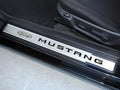 American Car Craft 2Pc Purple Carbon Fiber Polished/Brushed Stainless Steel Outer Door Sills Ford Mustang 2010-2014
