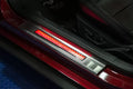 American Car Craft 2Pc Stainless Steel Blue LED Illuminated Door Sills w/Pony Emblem Ford Mustang 2015-2020