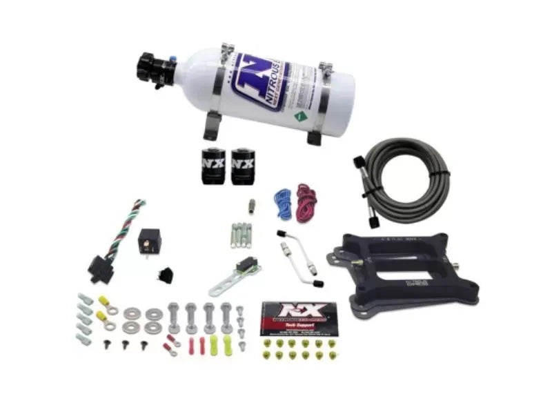 Nitrous Express Nitrous Kit 4150 4-BBL 50-300HP with 5lbs Bottle, Stage 6 System