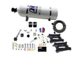 Nitrous Express 50-300HP Dual 4150 Alcohol Nitrous Kit with 15lbs Bottle and Lightning Valve