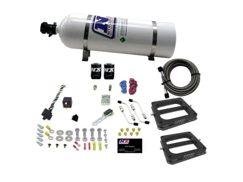 Nitrous Express 50-300HP Dual 4500 Dominator Nitrous Kit with 15lbs Bottle