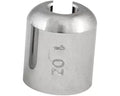 K&L 10pcs 1oz Chrome Spoked Wheel Weight