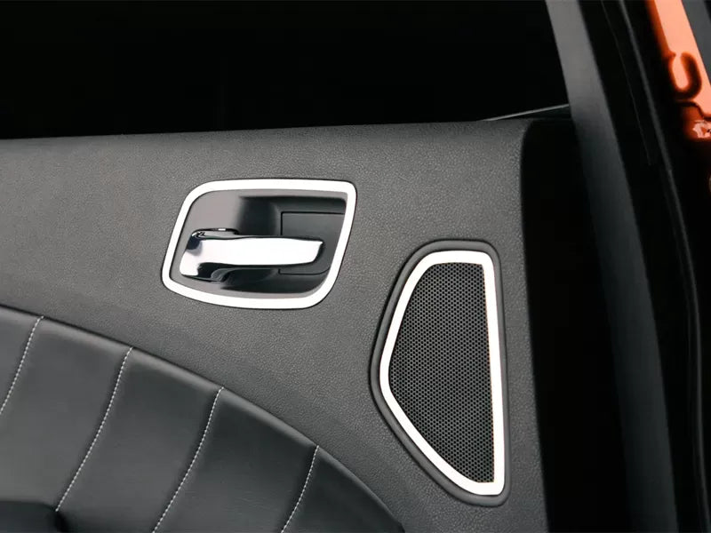 American Car Craft 2Pc Rear Polished Stainless Steel Door Handle Trim Dodge Charger 2011-2013
