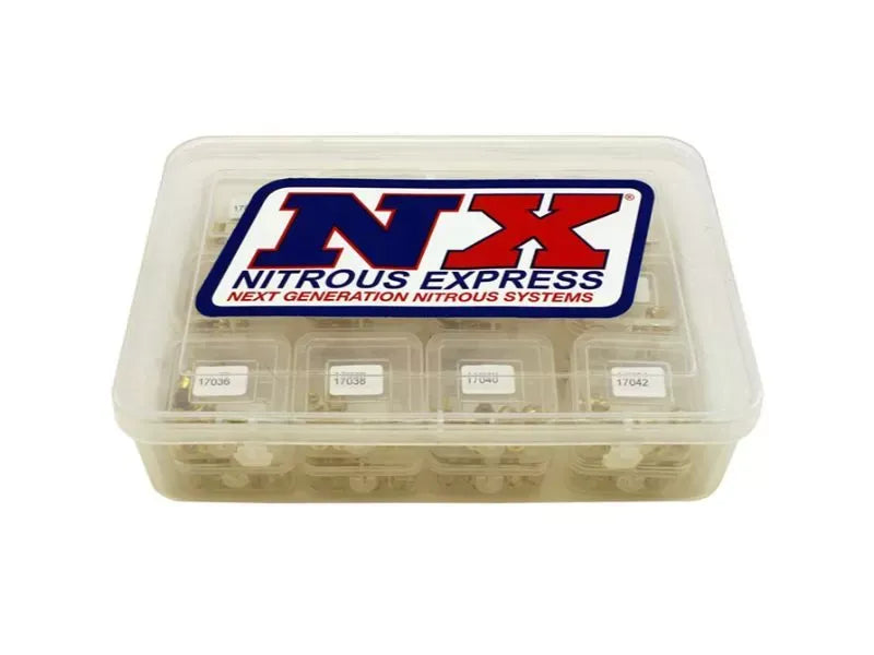Nitrous Express Master Jet Pack with 25 Different Jets - 40001MP, 240 Jets Total