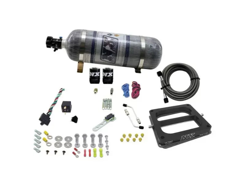 Nitrous Express 50-200HP 4500 Dominator Hitman Nitrous Kit with 12lbs Bottle