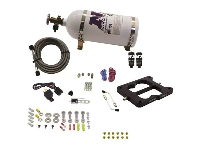 Nitrous Express Nitrous Kit 100-200HP Q-Jet Holley Spread Bore with 10lbs Bottle