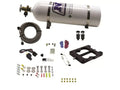 Nitrous Express 50-200HP Q-Jet Holley Spread Bore Hitman Nitrous Kit with 15lbs Bottle