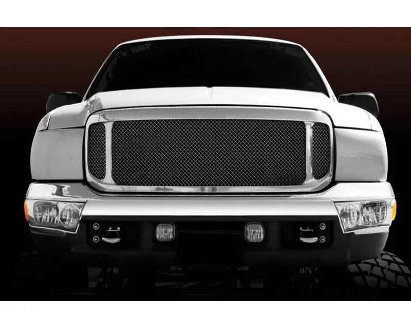 2000-2004 Excursion, Harley, 99-04 Super Duty Assembly Grille, Polished, 1 Pc, Replacement - PN #50571