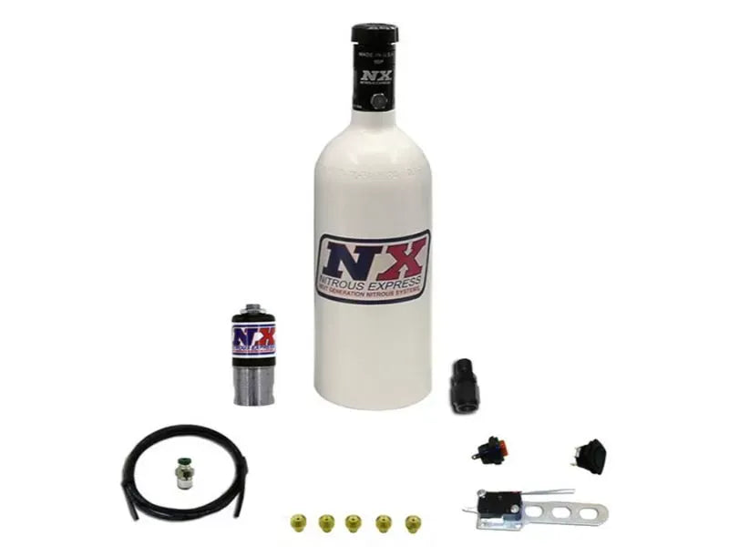 Nitrous Express Incognito Dry Nitrous Kit with 1.4lb Bottle, 5-35HP Jetting Options
