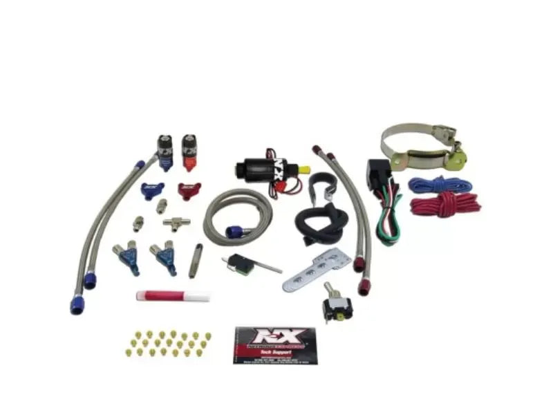 Nitrous Express Universal EFI 2 Cylinder Piranha Nitrous Kit Without Bottle, Adjustable Up to 300 HP