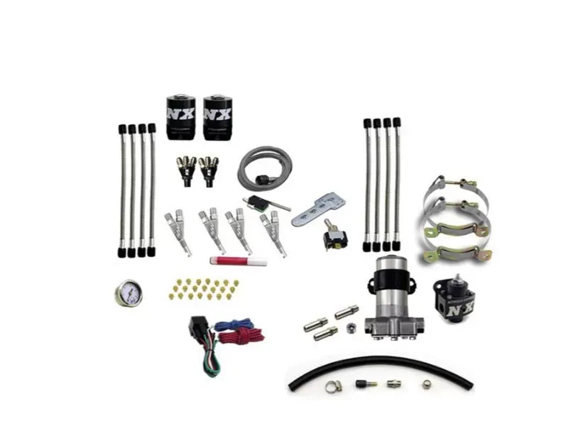 Nitrous Express 4 Cylinder Pro-Mod Piranha Nitrous Kit Without Bottle - Direct-Port System