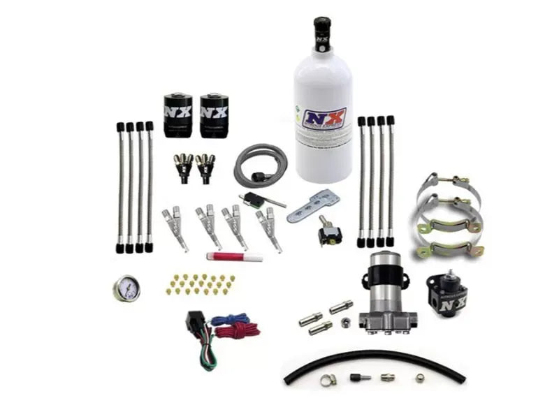 Nitrous Express 4 Cylinder Pro-Mod Vortec Nitrous Kit with 2.5lbs Bottle, Direct-Port System