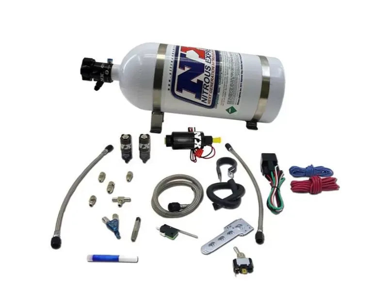 Nitrous Express Piranha Nitrous Kit for Side By Sides with 5lbs Bottle, Fits Yamaha Rhino 2004-2013