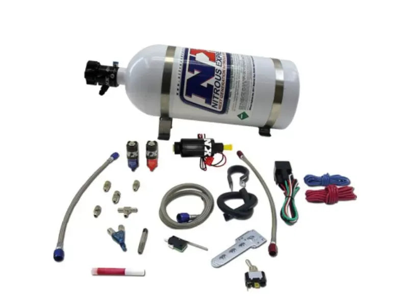 Nitrous Express Piranha Nitrous Kit 10lbs Bottle for Yamaha Rhino 450/660/700 (2004-2013)