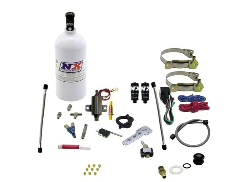 Nitrous Express 2 Cylinder Piranha Nitrous Kit for V-Twins with 2.5lb Bottle