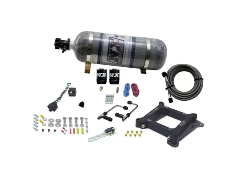 Nitrous Express 50-300HP 4150 Billet Crossbar Nitrous Kit with 12lbs Bottle
