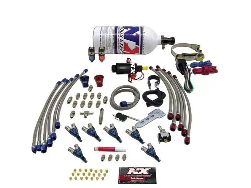 Nitrous Express Six Cylinder Piranha Nitrous Kit Without Bottle - Direct-Port System
