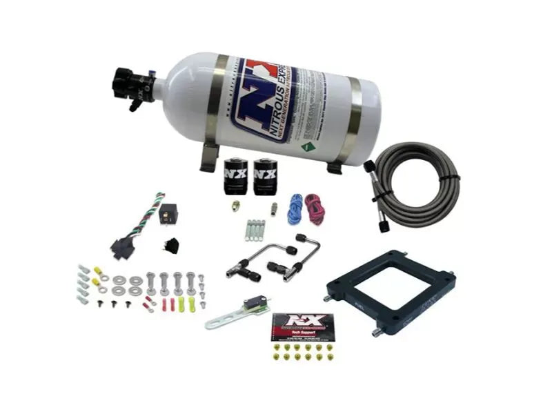 Nitrous Express 50-300HP Gemini Stage 6 Nitrous Kit for Alcohol Dominator Carburetors