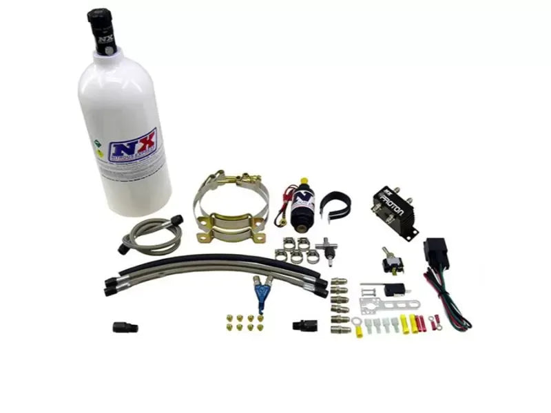 Nitrous Express Single Cylinder Proton Nitrous Kit 1.0lb Bottle Direct-Port System