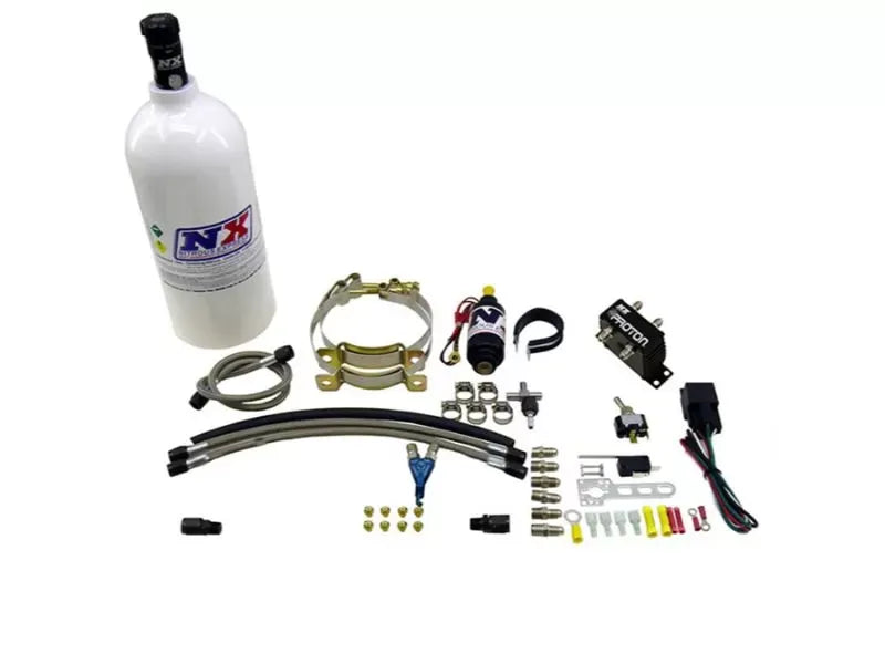 Nitrous Express Single Cylinder Proton Nitrous Kit 2.5lb Bottle - Direct-Port System