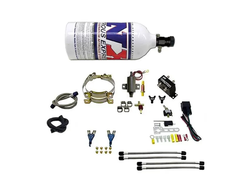 Nitrous Express Nitrous Kit 2 Cylinder Proton 2.5lb Bottle Direct-Port System