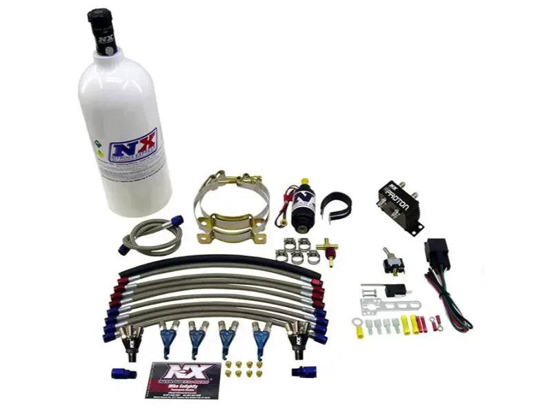 Nitrous Express 4 Cylinder Proton Nitrous Kit with 1.0lb Bottle - Direct-Port System