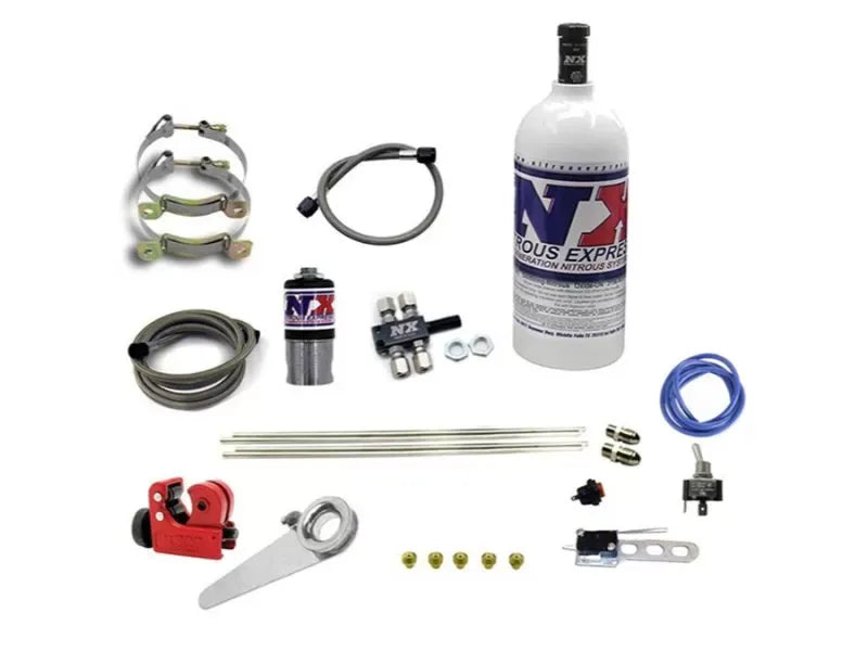 Nitrous Express 4 Cylinder Motorcycle Dry Nitrous Kit with 1lb Bottle for Sportbikes
