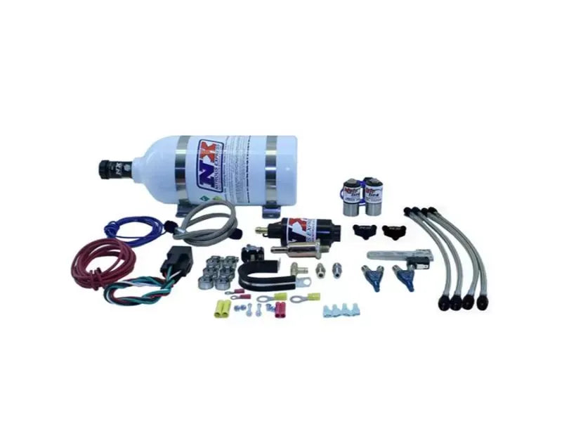 Nitrous Express 2 Cylinder Mainline Nitrous Kit with 2.5lb Bottle for Carbureted Engines