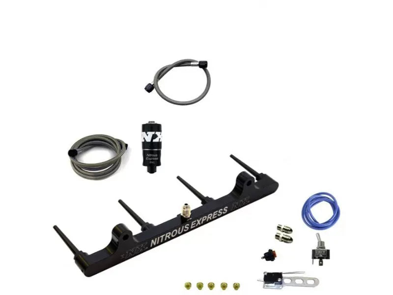 Nitrous Express Billet Spray Bar Nitrous Kit for Suzuki Hayabusa 2008+ - Black Anodized