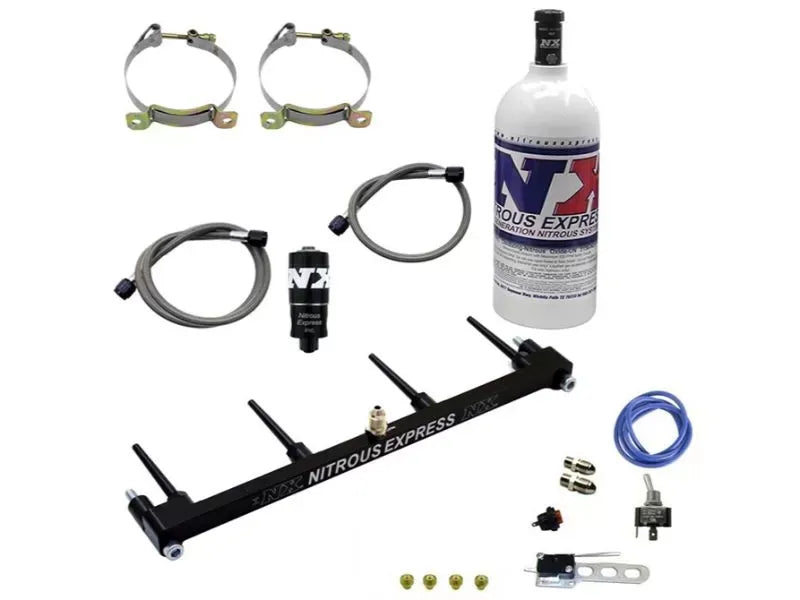 Nitrous Express Billet Spray Bar Nitrous Kit for Kawasaki Ninja ZX-14 (2006-2019) 1lb Bottle