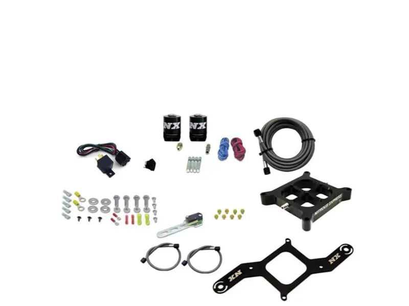 Nitrous Express 50-300HP 4150 Single Entry Billet Crossbar Nitrous Plate Kit