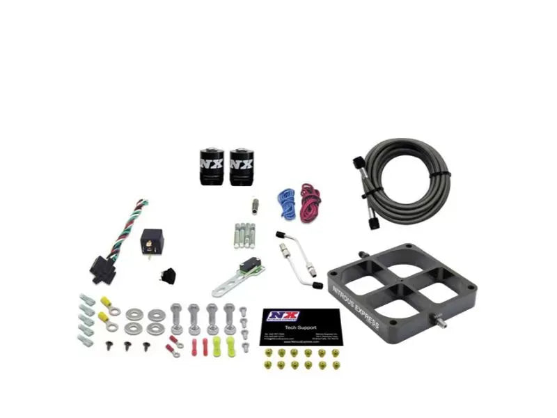 Nitrous Express 8500 Based Throttle Body Single Entry Crossbar Nitrous Kit Without Bottle