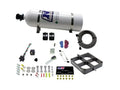 Nitrous Express 8500 Based Throttle Body Single Entry Crossbar Nitrous Kit with 15lbs Bottle