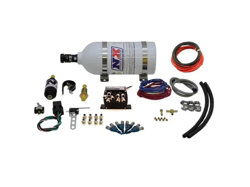 Nitrous Express Moto 4 Nitrous Kit 1.0lb Bottle for Universal Fitment with Jetting Options