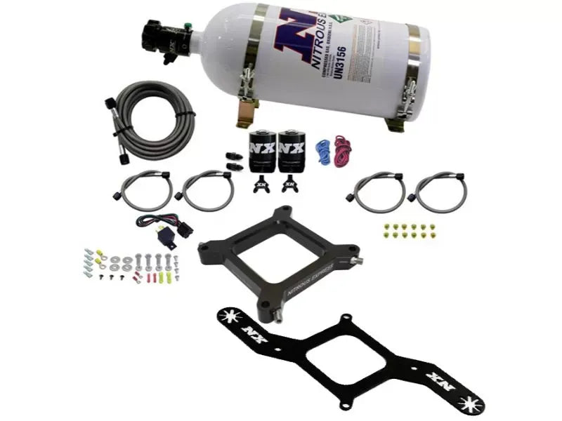 Nitrous Express Stage 6 4150 Assassin Plate Nitrous Kit 50-300HP with 10lb Bottle