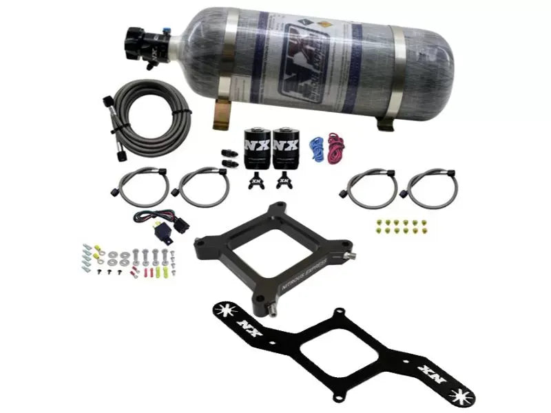 Nitrous Express 50-300HP 4150 Assassin Plate Nitrous Kit with 12lbs Bottle