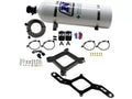 Nitrous Express 50-300HP 4150 Assassin Plate Nitrous Kit with 15lbs Bottle