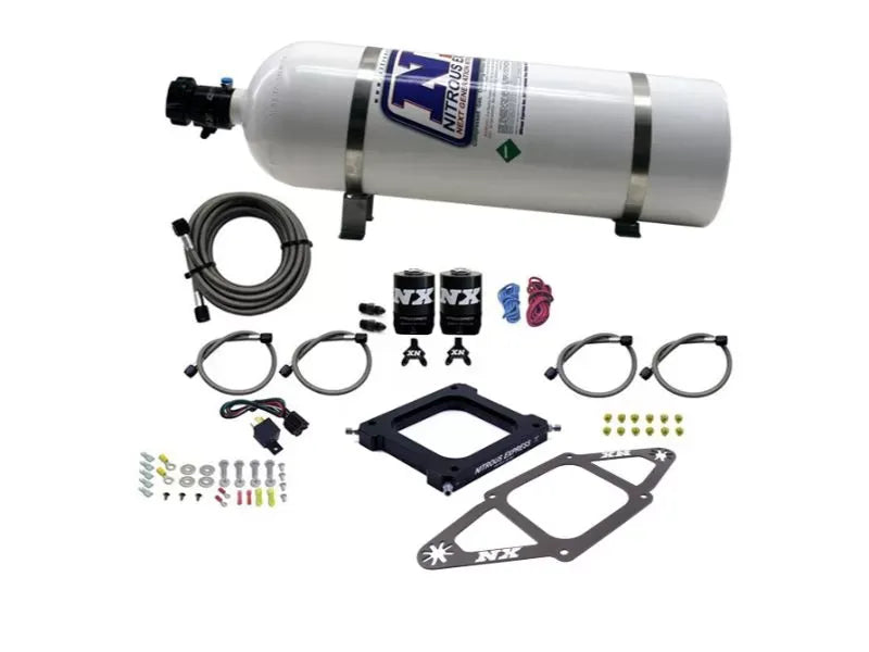 Nitrous Express 50-300HP Assassin Plate Stage 6 Nitrous Kit with 15lbs Bottle